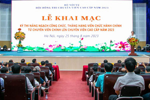 Kỳ thi đặc biệt của hơn 1.200 công chức, viên chức