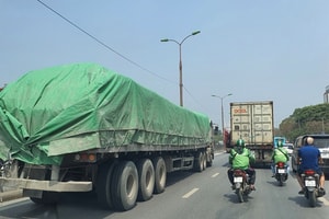 Quy định xếp hàng hóa trên xe ô tô