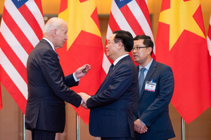 Chủ tịch Quốc hội Vương Đình Huệ hội kiến Tổng thống Hoa Kỳ Joe Biden