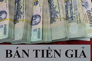 Đường dây làm tiền giả tiêu thụ liên tỉnh