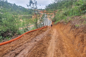 Lâm Đồng: Chỉ đạo xử lý doanh nghiệp tự ý đào núi mở đường vào khu du lịch hồ Tuyền Lâm