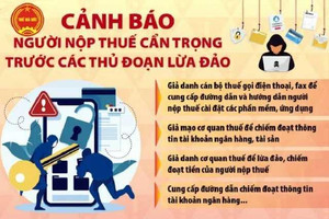 Tổng cục thuế cảnh báo tình trạng mạo danh cơ quan thuế lừa đảo trên không gian mạng