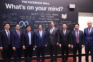 Thủ tướng Phạm Minh Chính làm việc với Tập đoàn công nghệ sở hữu Facebook