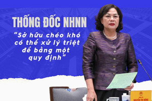 Thống đốc NHNN: Sở hữu chéo có thể xử lý triệt để bằng 1 quy định