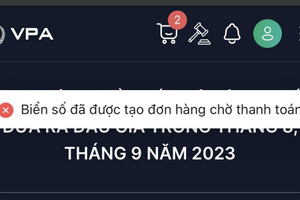 Dân chơi bức xúc vì không được đấu giá lại biển số đẹp, công ty đấu giá nói gì?