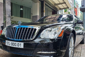 Maybach 62S hàng hiếm mang biển số tứ quý giá 10 tỷ tại Sài Gòn