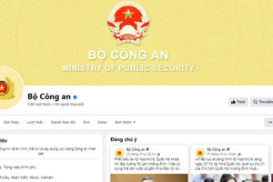 Bộ Công an chính thức chia sẻ thông tin qua mạng xã hội