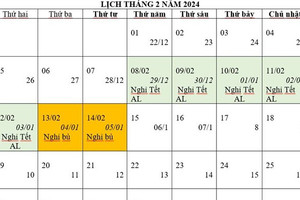 Thủ tướng chốt phương án nghỉ Tết Âm lịch 7 ngày, nghỉ lễ Quốc khánh 4 ngày