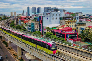 Metro Nhổn - ga Hà Nội dự kiến khai thác thương mại vào tháng 4/2024