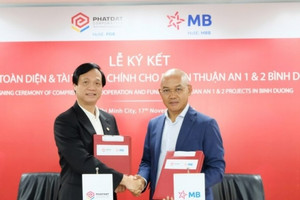 Phát Đạt (PDR) và MB Bank chính thức hợp tác toàn diện, rót tiền vào dự án Thuận An 1&2