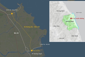 "Rục rịch" tìm nhà thầu thi công dự án giao thông 3.500 tỷ tại Quảng Ngãi