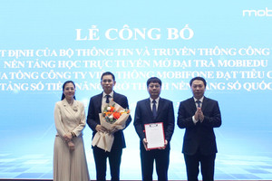 Bộ TT&TT công nhận MobiEdu và MobiFone Meet là nền tảng số quốc gia