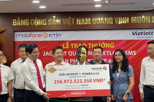 Hơn 1500 tỷ đồng được Vietlott trả thưởng đến người chơi qua điện thoại