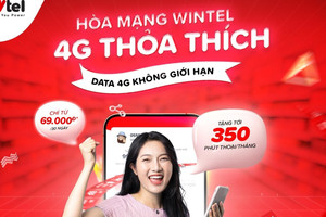 Wintel ra mắt bộ 3 gói cước mới ‘siêu data - siêu tiết kiệm’