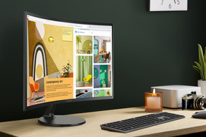 Trải nghiệm khác biệt với màn hình máy tính cong của Samsung
