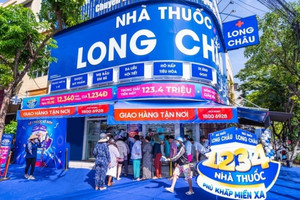 Chuỗi nhà thuốc Long Châu cán mốc 1.600 cửa hàng