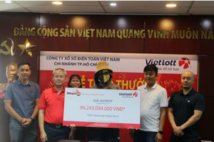 Đã tìm thấy chủ nhân giải Jackpot 96 tỷ đồng của Vietlott