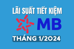 Lãi suất tiết kiệm MB mới nhất tháng 1/2024