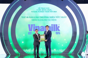 Vinamilk 'bội thu' giải thưởng phát triển bền vững