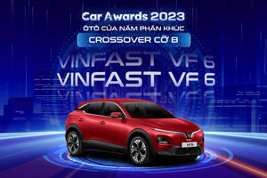 Vượt qua hàng loạt đối thủ xe xăng phân khúc B-SUV, VF 6 chiến thắng thuyết phục tại Car Awards 2023