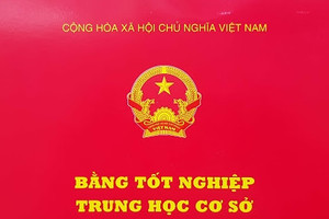 Bỏ xếp loại học sinh trong bằng tốt nghiệp THCS