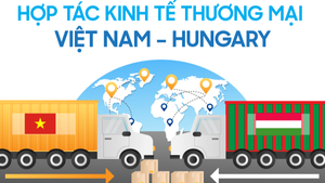 Infographics: Hợp tác kinh tế thương mại Việt Nam - Hungary