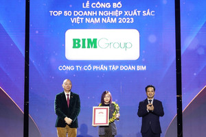 BIM Group vững vàng trong Top 50 Doanh nghiệp xuất sắc nhất Việt Nam