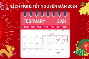 Lịch nghỉ giao dịch chứng khoán Tết Nguyên đán Giáp Thìn 2024