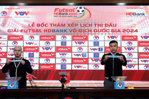 Tám đội bóng tranh tài tại giải futsal VĐQG 2024