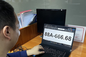 Đấu giá biển số sáng 2/2: Biển 88A-666.68 chốt giá 1,265 tỷ đồng