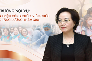 Bộ trưởng Nội vụ: Hàng triệu công chức, viên chức được tăng lương thêm 30%