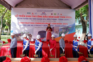 TPHCM triển khai thi công tuyến Metro số 2