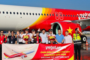 Vietjet nhận tàu bay thứ 105 đầu Xuân mới