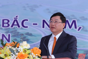 Thanh Hóa: Khởi công dự án tuyến đường nối cao tốc Bắc - Nam, Quốc lộ 1A đi cảng Nghi Sơn