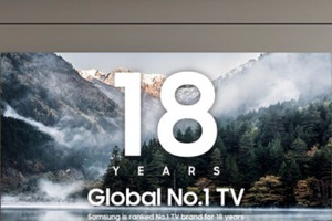 Samsung vững vàng ngôi vương trên thị trường TV toàn cầu