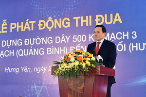 Hoàn tất bàn giao mặt bằng cho dự án đường dây 500 kV mạch 3 trong tháng 3/2024