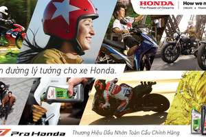 Honda Việt Nam ra mắt thương hiệu dầu nhờn toàn cầu Pro Honda