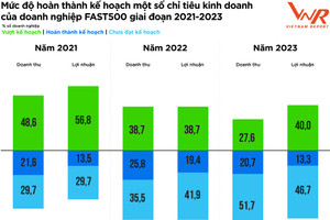 Top 500 Doanh nghiệp tăng trưởng nhanh nhất Việt Nam năm 2024