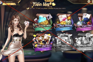 Game cờ bạc, cá cược xuất hiện tràn lan do có nhà cung cấp quốc tế đứng sau