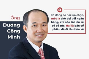 Chuyện cổ tức Sacombank (STB): 'Một là cùng chờ đợi với ngân hàng, hai là bán cổ phiếu đi để thu tiền về'