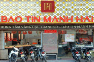 Cửa hàng Bảo Tín Mạnh Hải tăng gấp đôi vốn điều lệ ngay trước cơn tăng điên đảo của giá vàng