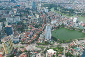 Tiến độ đoạn đường 'đắt nhất hành tinh' 7.200 tỷ đồng 2,2km vùng lõi Thủ đô