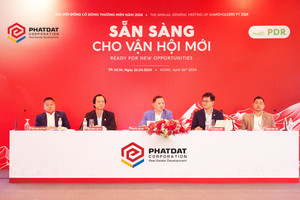 [LIVE] ĐHCĐ Phát Đạt (PDR) năm 2024: Khoản thu từ bán dự án Bắc Hà Thanh sẽ được ghi nhận vào lợi nhuận 2 quý cuối năm