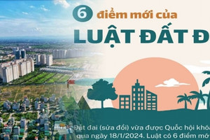 Bức tranh tổng thể của BĐS dưới tác động của Luật Đất đai 2024: Được thanh lọc, ổn định!