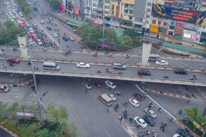 'Điểm đen' Ngã Tư Sở có thêm giải pháp giảm ùn tắc với tuyến đường mới nối đến Cầu Giấy