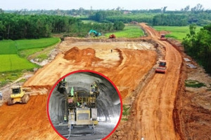 Tuyến đường 88km lớn nhất cao tốc Bắc - Nam được đầu tư 20.400 tỷ: Chậm tiến độ, khó khăn chồng chất