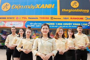 Thế Giới Di Động (MWG) tăng trưởng 2 chữ số trong tháng 4, mỗi ngày thu về 383 tỷ đồng