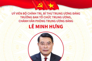 [INFOGRAPHICS] Tiểu sử đồng chí Lê Minh Hưng, tân Ủy viên Bộ Chính trị, Trưởng ban Tổ chức Trung ương