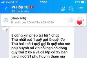 Bé lớp 1 phải nhìn các bạn liên hoan do không đóng quỹ lớp: Chuyện lý, tình của quỹ lớp, quỹ trường