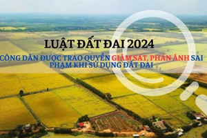 Luật Đất đai 2024 'trao quyền' cho công dân giám sát và phản ánh sai phạm